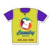 2.37x2.87 Custom  Printed Shirt Shaped Magnets 20 Mil