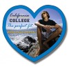 2.37x2.12 Custom Small Heart Shape Magnets - Outdoor & Car Magnets 30 Mil