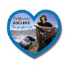 2.37x2.12 Personalized Small Heart Shape Magnets 20 Mil