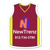 2.5x3.5 Custom Shirt Shaped Magnets 20 Mil