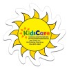 2.5x2.5 Custom Printed Sun Shaped Magnets 20 Mil