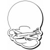 2.5x3.375 Custom Printed Airplane Shaped Magnets 20 Mil