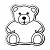 2.75x2.87 Custom Printed Bear Shaped Magnets 20 Mil