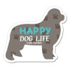 2.8125x3.25 Custom Printed Dog Shaped Magnets 20 Mil