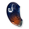 2.875x4.25 Custom Printed Ear Shaped Magnets 20 Mil