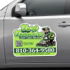 20x20 Sq Inch Custom Shape Die Cut Magnetic Signs