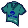 3x3 Personalized Shirt Shaped Magnets 20 Mil 