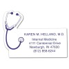 3.25x2.5 Custom Printed Stethoscope Shape Magnets 20 Mil