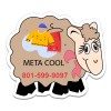 3.5x4 Custom Printed Lamb Shaped Magnets 20 Mil