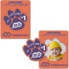 3.5x4.5 Custom Photo Frame Paw Print Punch Magnets 20 Mil
