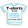 3.75x3.16 Custom T Shirt Shape Magnets 20 Mil