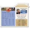 4.75x3.87 Custom House Shape Real Estate Calendars Magnets 20 Mil