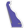 Custom Delaware Shaped Magnets 20 Mil