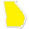 Custom Georgia Shaped Magnets 20 Mil