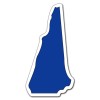 Custom New Hampshire Shaped Magnets 20 Mil