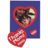 3.5x4.5 Custom Printed Picture Frame Heart Punch Magnets 20 Mil 
