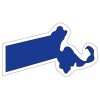 Customized Massachusetts Shaped Magnets 20 Mil