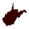 Custom Printed West Virginia Shaped Magnets 20 Mil