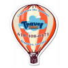 1.75x2.18 Custom Balloon Shaped Magnets 20 Mil