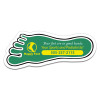 1.81x4.43 Custom Foot Shaped Magnets 20 Mil