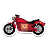 2.12x4 Custom Motorcycle Shaped Magnets 20 Mil