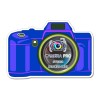 2x3 Custom Printed Camera Shaped Magnets 20 Mil