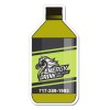 1.37x2.75 Custom Bottle Shaped Magnets 20 Mil