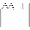 2.5x3 Custom Printed Building Shaped Magnets 20 Mil