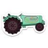 2x3.68 Custom Tractor Shaped Magnets 20 Mil