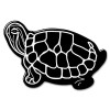 2.5x3.68 Custom Turtle Shaped Magnets 20 Mil