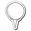 1.75x2.5 Custom Printed Golf Shaped Magnets 20 Mil