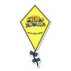 2.18x4.31 Custom Kite Shaped Magnets 20 Mil