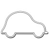 2x3.5 Custom Car Shaped Magnets 20 Mil