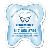 2.18x3.12 Custom Printed Tooth Shaped Magnets 20 Mil