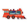 4.1748 x 1.995 Custom Train Shaped Magnets 20 Mil 