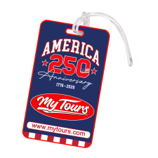 2.5 x 4.25 Inch Customized Signature Full Color Luggage Tags