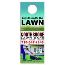 4.25x11 Inch Custom Printed Full Color One Sided Door Hangers - 16 pt