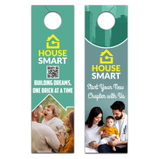 4x14 Inch Custom Printed Full Color Double Sided Door Hangers - 16 pt
