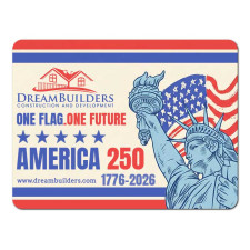 Custom USA 250th 3x4 Round Corner Indoor Magnet - 20 Mil