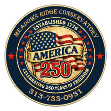 Custom USA 250th 4 Inch Circle Indoor Magnet - 20 Mil