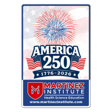 Custom USA 250th 4x6 Round Corner Indoor Magnet - 20 Mil