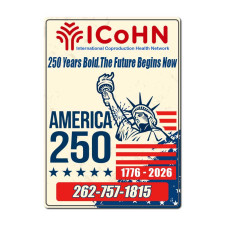 Custom USA 250th 5x7 Round Corner Indoor Magnet - 20 Mil