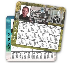 Double Sided Calendar Shape Magnets 45 Mil