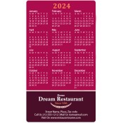 4x7 Personalized Restaurant Calendar Magnets 20 Mil Round Corners