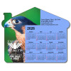 4.75x3.87 Custom House Shape Refrigerator Calendar Magnets 20 Mil