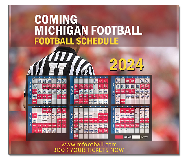 3 5x4 Custom Football Schedule Magnets 20 Mil Square Corners Football 