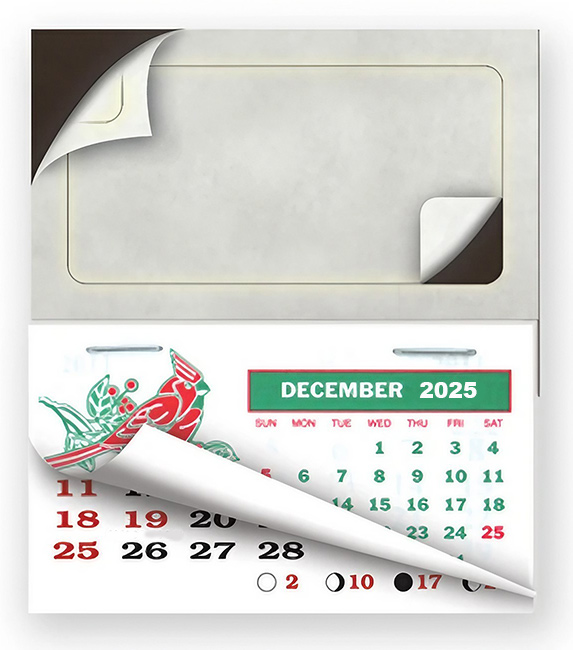 3 5x4 Peel and Stick Blank Calendar Pad Magnets