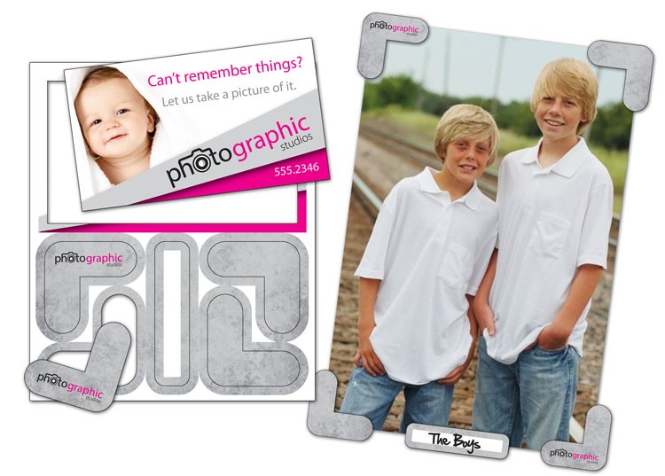 4x4.75 Personalized Picture Frame Magnets - Outdoor & Car Magnets 40 Mil