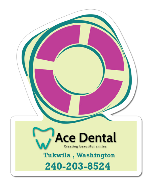 3.36x4.26 Custom Healthcare Shaped 20 Mil