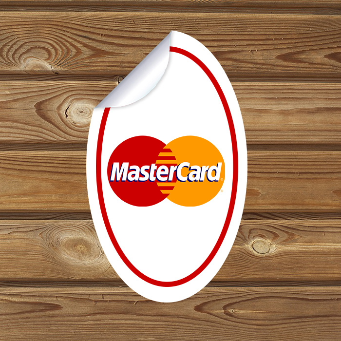 3 X 5 Inch Customized Oval Repositionable Paper Stickers
